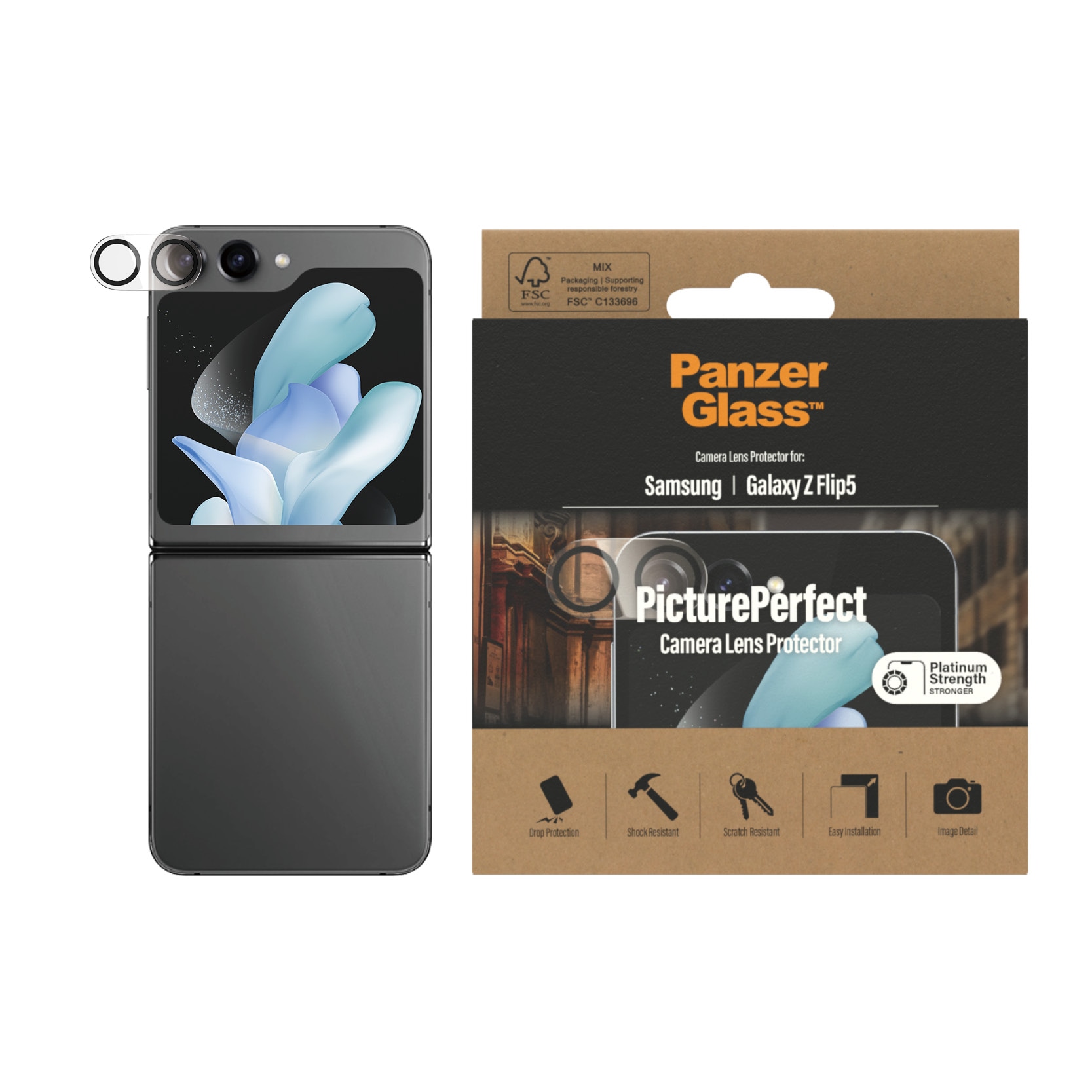 Samsung Galaxy Z Flip 5 PicturePerfect kamerabeskytter