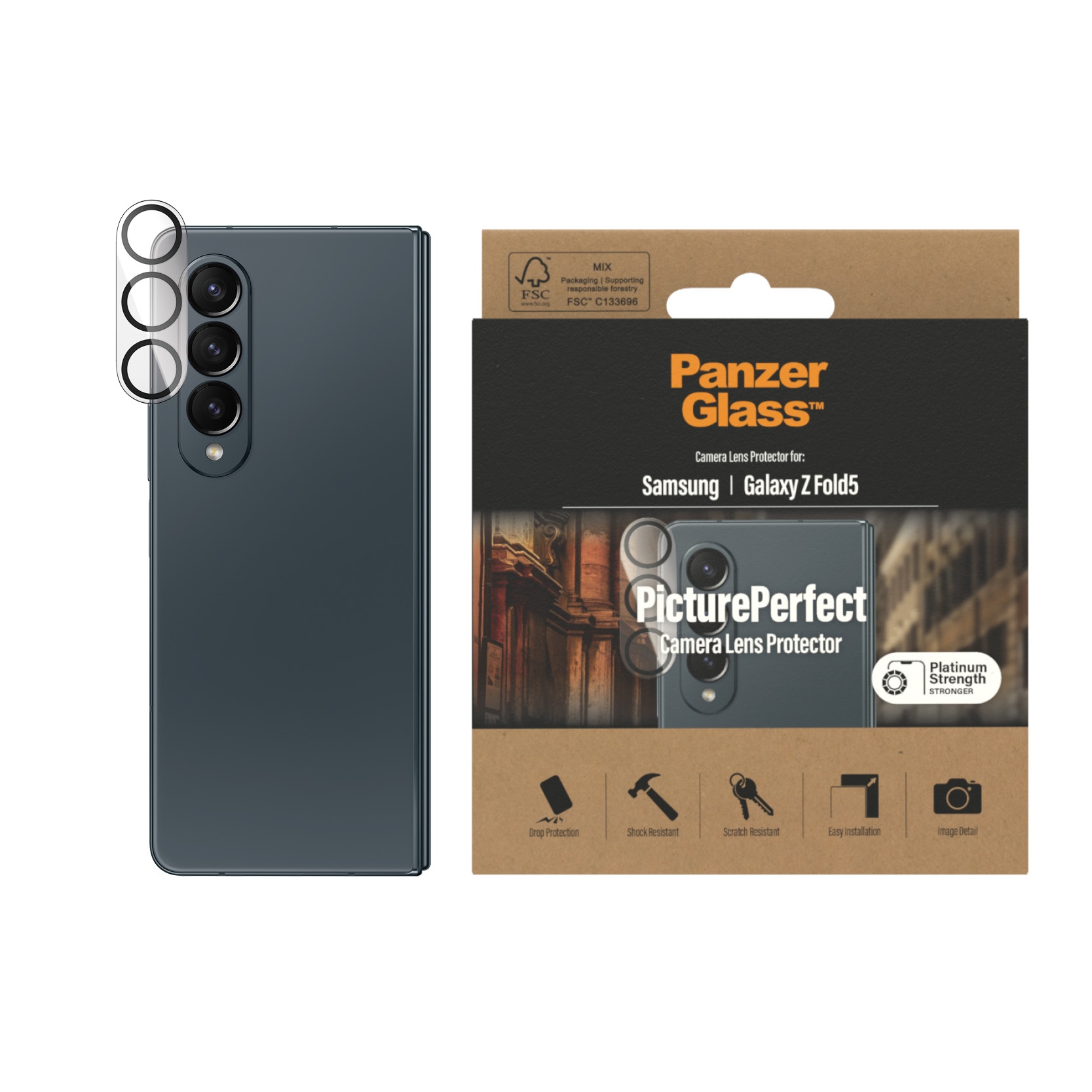 Samsung Galaxy Z Fold 5 PicturePerfect kamerabeskytter