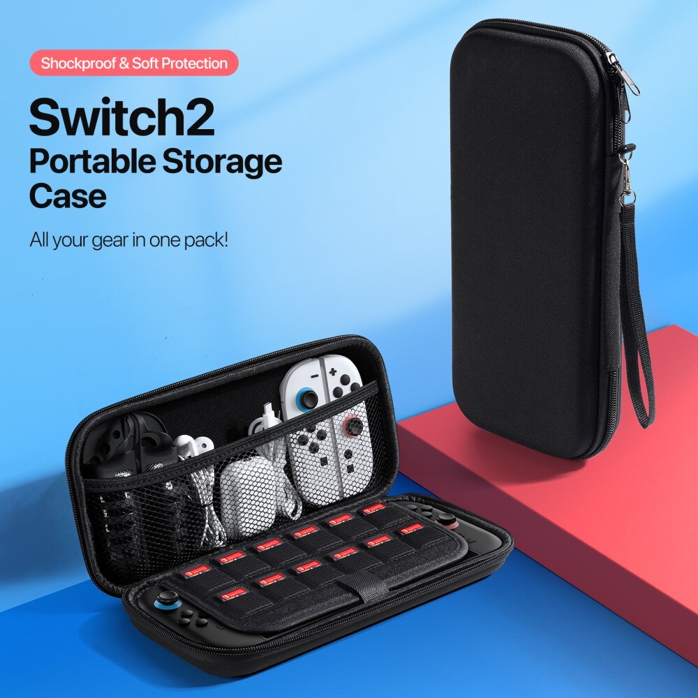 Nintendo Switch 2 Opbevaringstaske, Sort