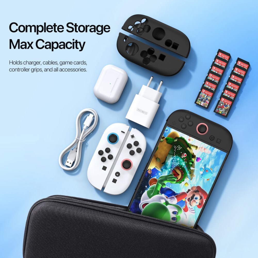 Nintendo Switch 2 Opbevaringstaske, Sort