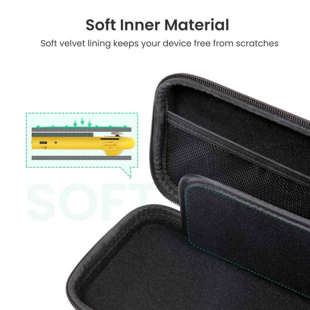 Nintendo Switch Lite Opbevaringstaske med plads til spillekort, Sort