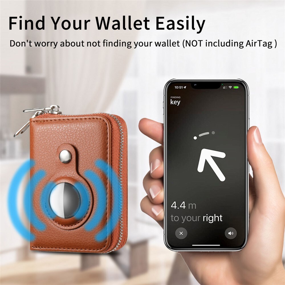 Apple AirTag RFID-pung, Brun