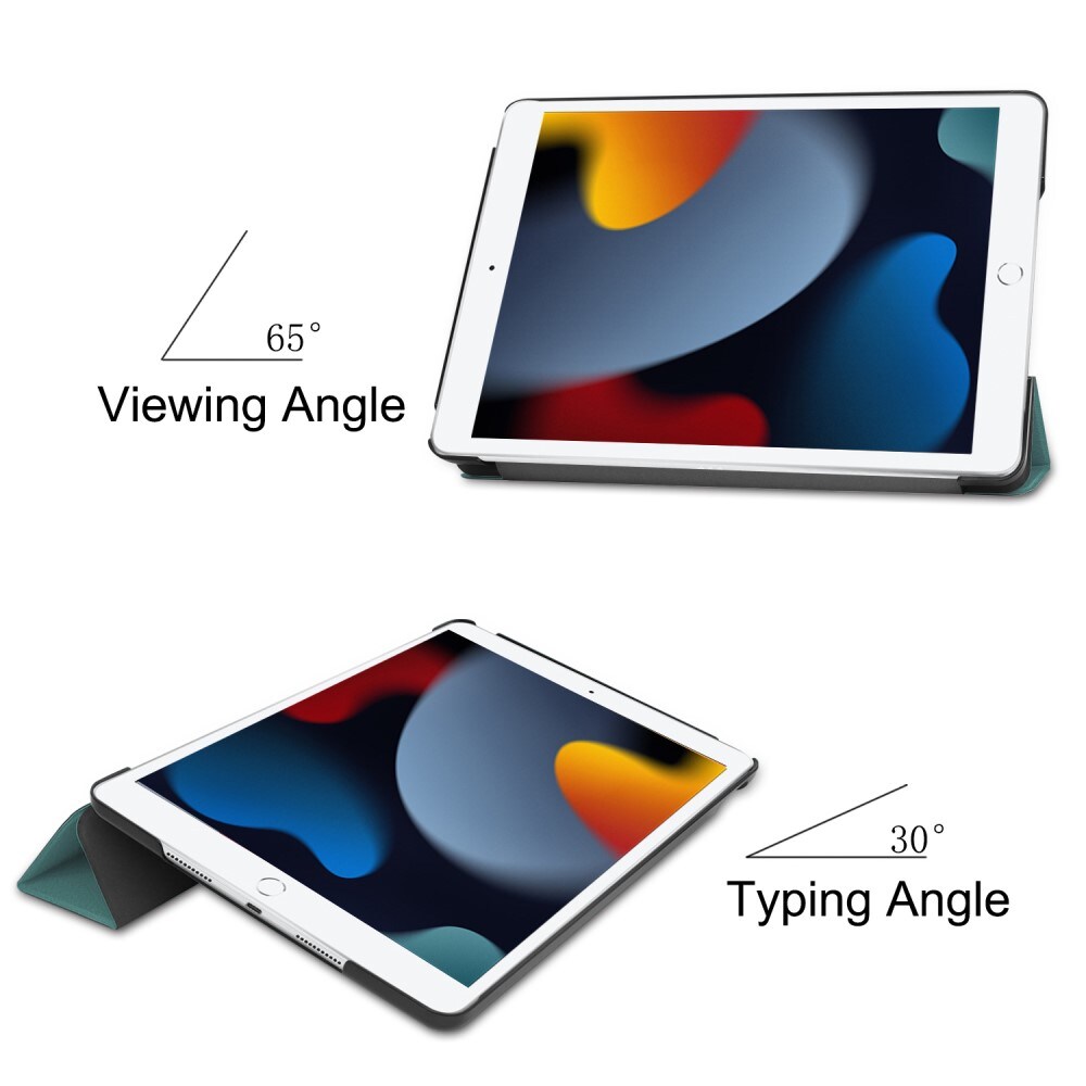Apple iPad 10.2 9th Gen (2021) Tri-Fold etui, Grøn
