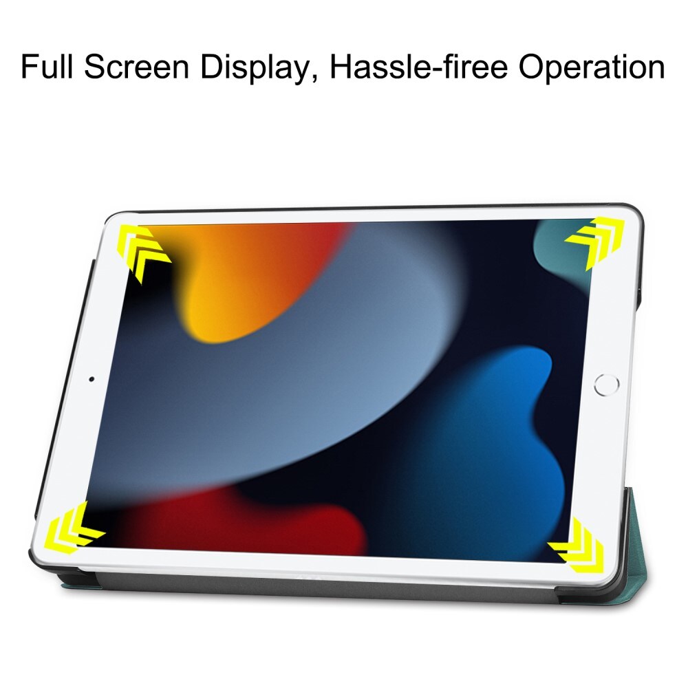 Apple iPad 10.2 9th Gen (2021) Tri-Fold etui, Grøn