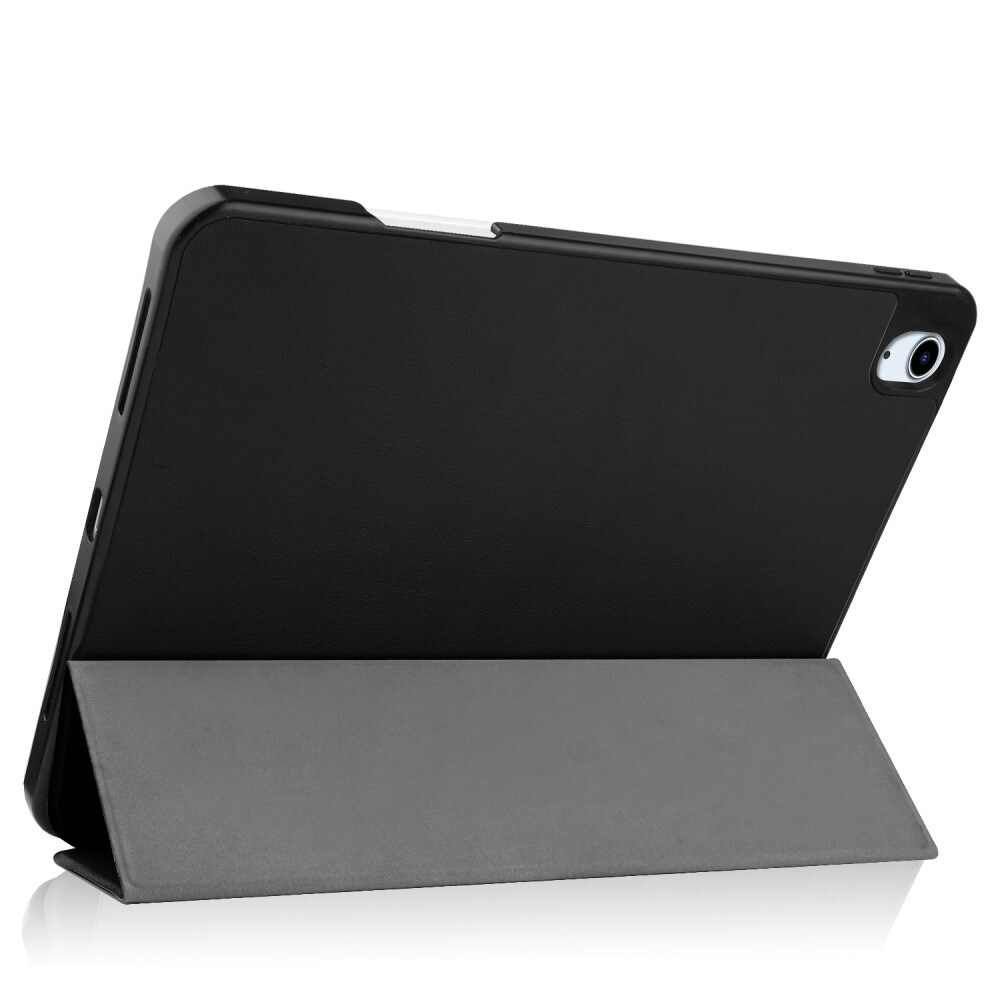 Apple iPad Air 10.9 4th Gen (2020) Tri-fold etui med penneholder, Sort