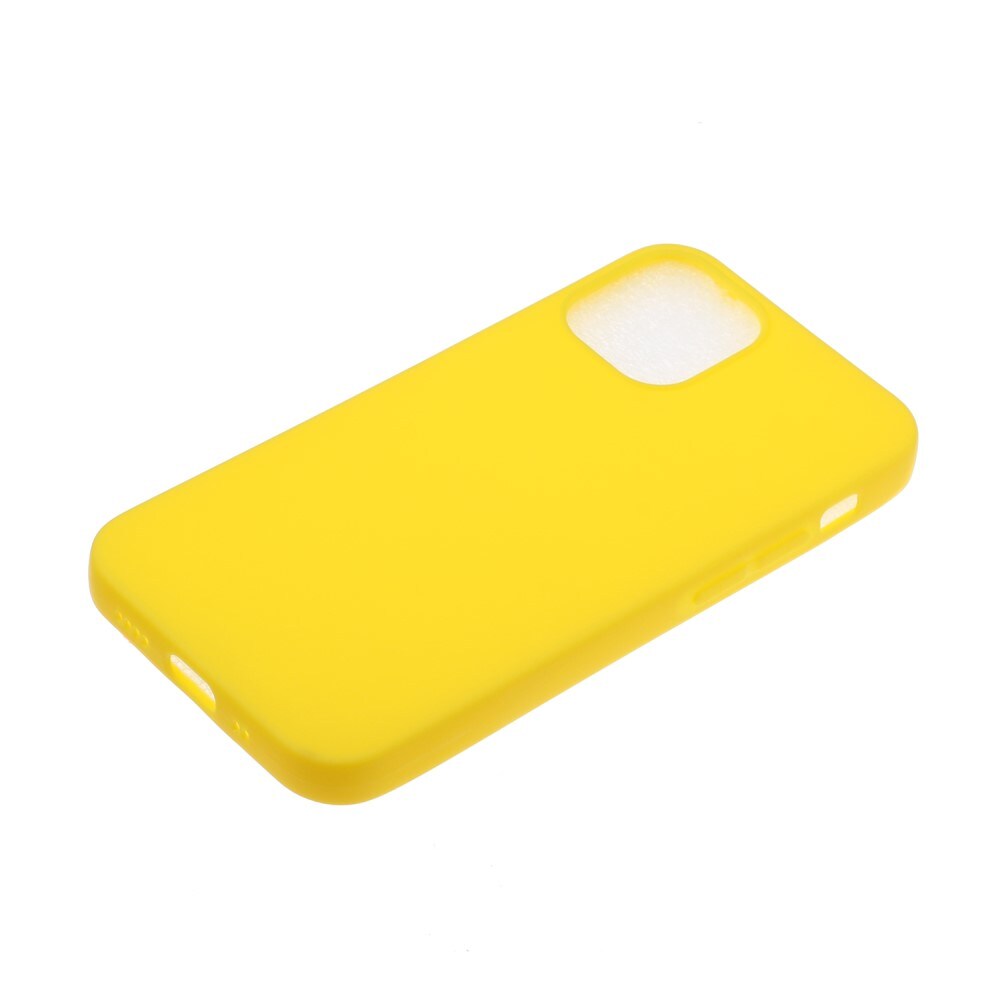 iPhone 12 Mini Mobilcover i TPU, Gul
