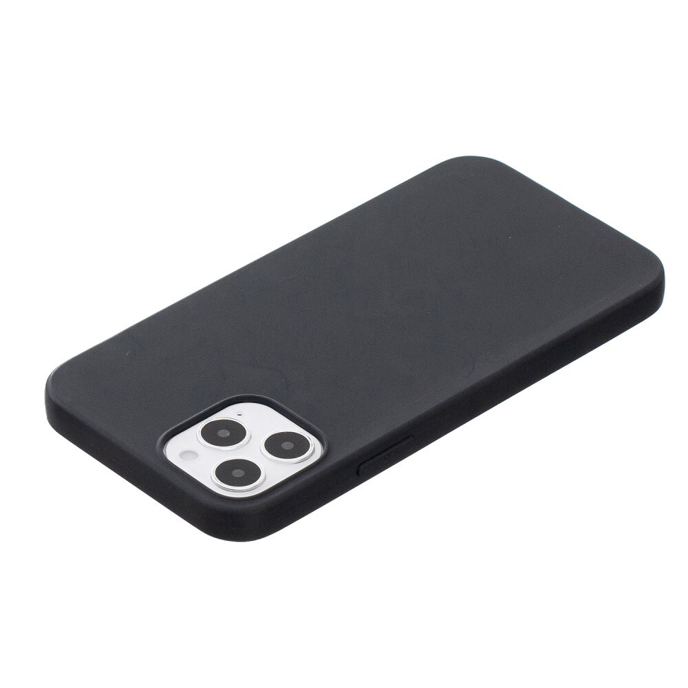 iPhone 12/iPhone 12 Pro Mobilcover i TPU, Sort