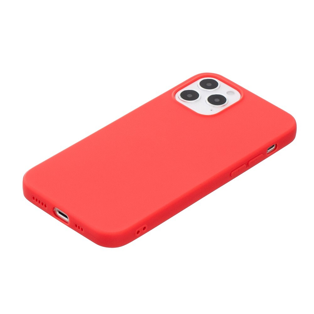 iPhone 12/iPhone 12 Pro Mobilcover i TPU, Rød