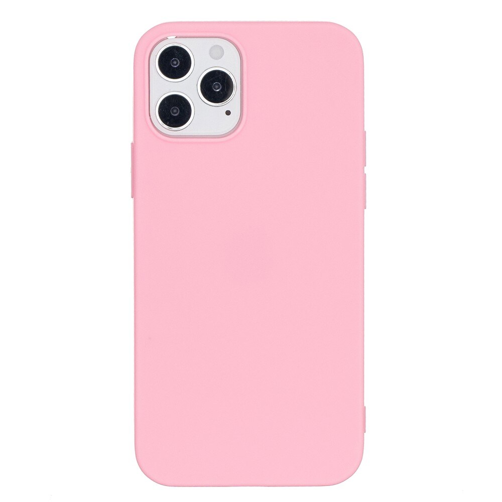 iPhone 12/iPhone 12 Pro Mobilcover i TPU, Lyserød