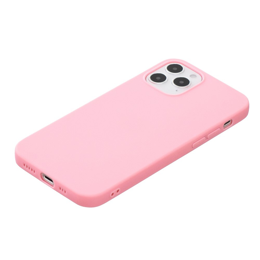 iPhone 12/iPhone 12 Pro Mobilcover i TPU, Lyserød