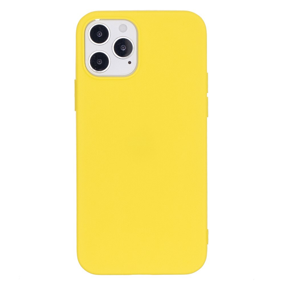 iPhone 12/iPhone 12 Pro Mobilcover i TPU, Gul