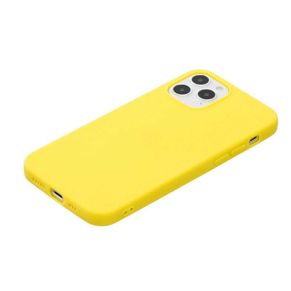 iPhone 12/iPhone 12 Pro Mobilcover i TPU, Gul