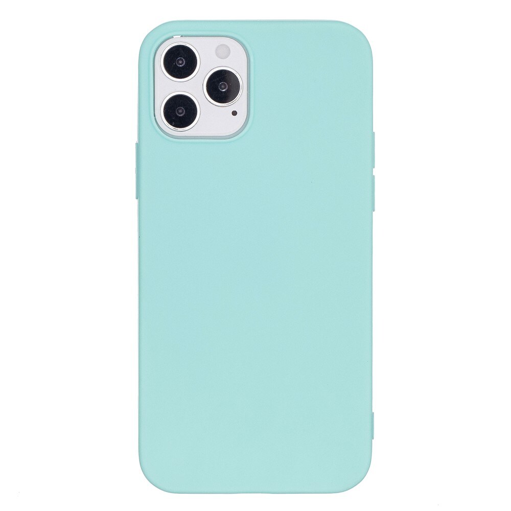 iPhone 12/iPhone 12 Pro Mobilcover i TPU, Turkis
