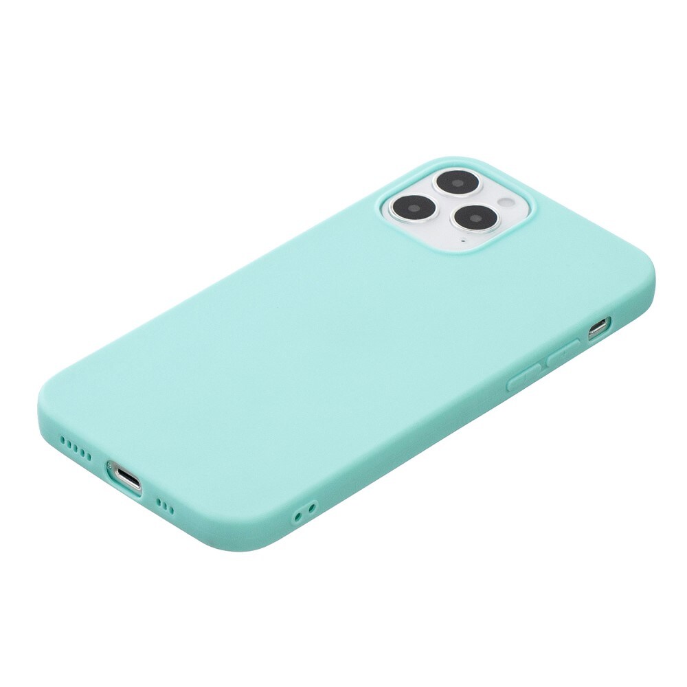 iPhone 12/iPhone 12 Pro Mobilcover i TPU, Turkis
