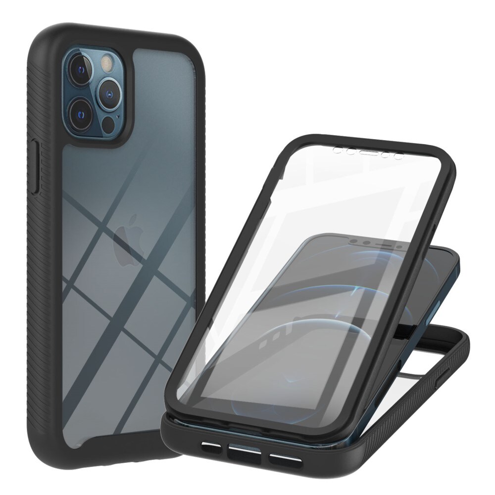 iPhone 12 Pro Max Mobilcover Full Protection, Sort