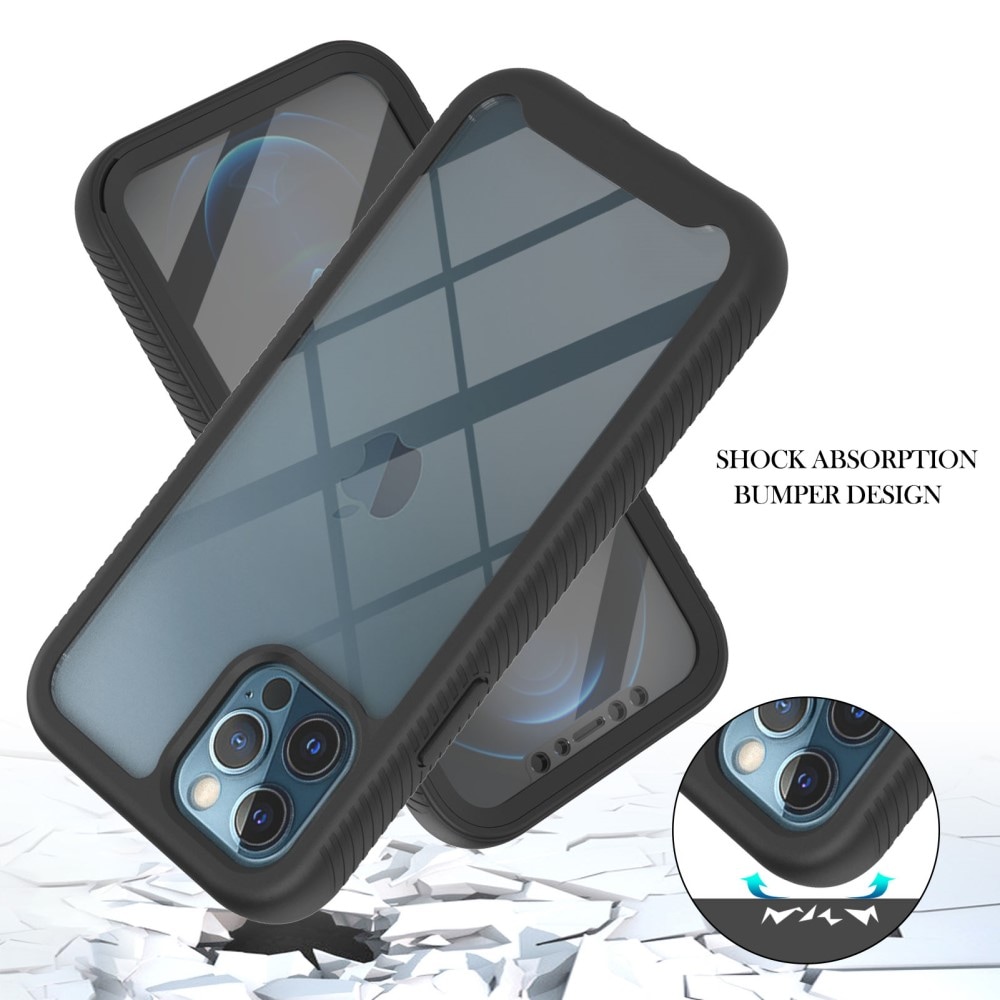 iPhone 12 Pro Max Mobilcover Full Protection, Sort