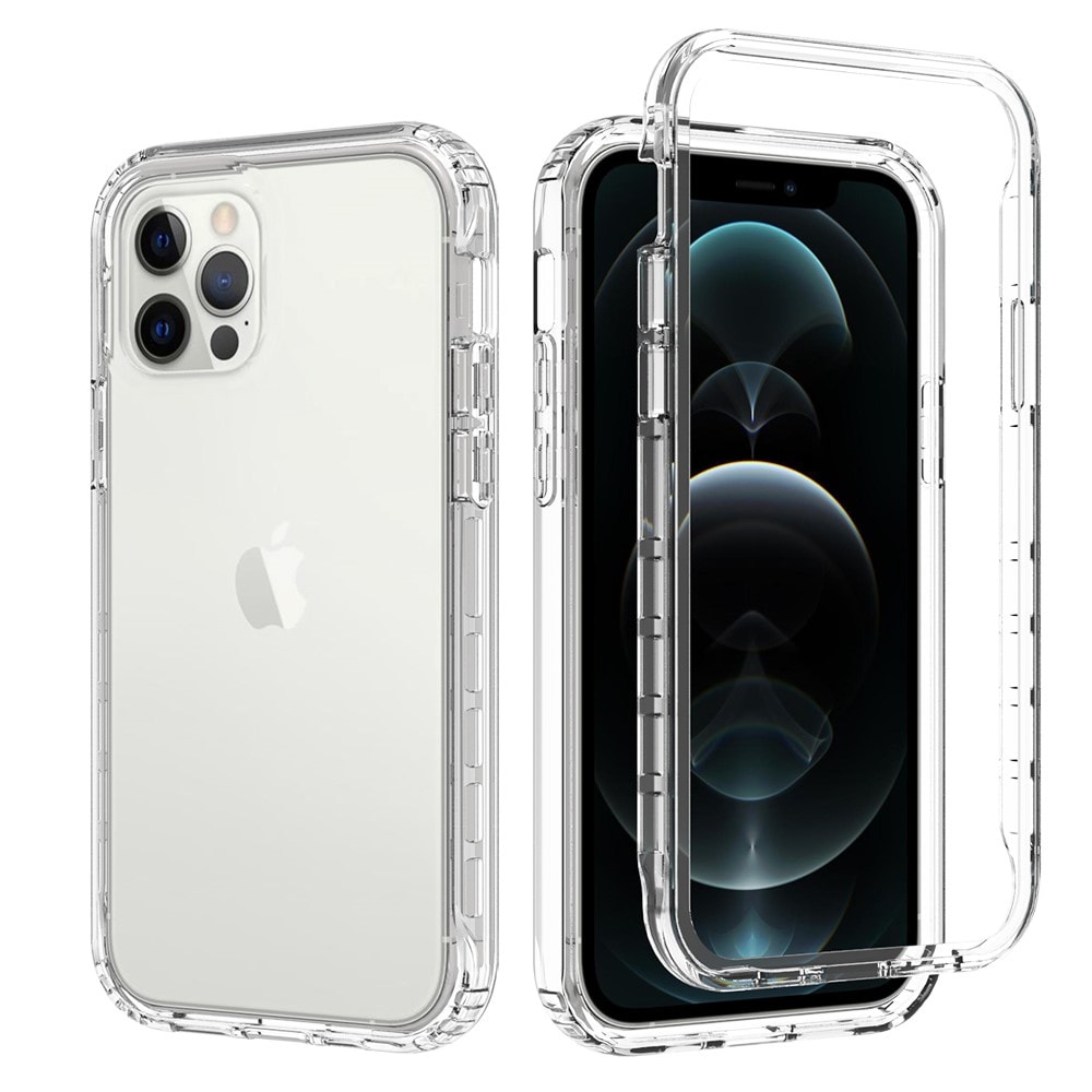 iPhone 12/iPhone 12 Pro Mobilcover med beskyttelsesramme, Gennemsigtig