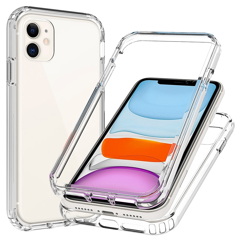 iPhone 11 Mobilcover med beskyttelsesramme, Gennemsigtig
