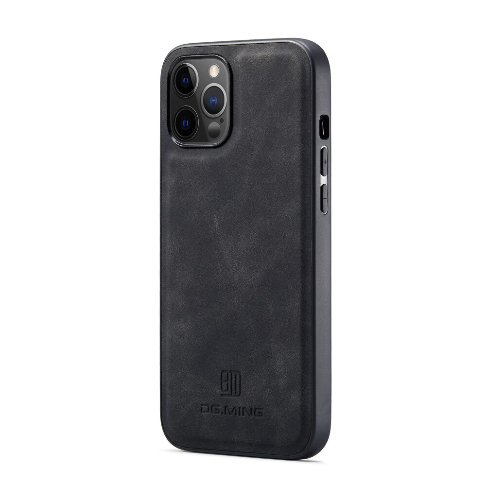 iPhone 12/iPhone 12 Pro Cover med aftagelig pung, Sort