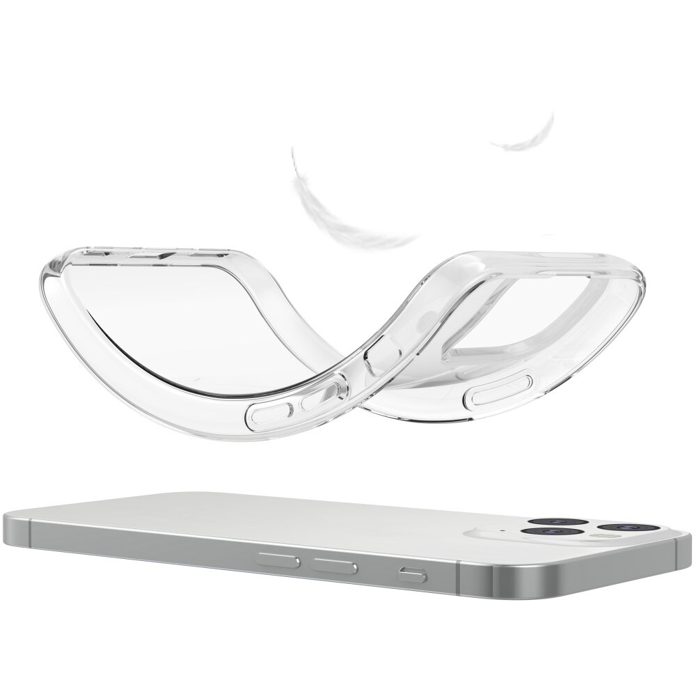 iPhone 13 Pro Tyndt TPU-cover, Gennemsigtig