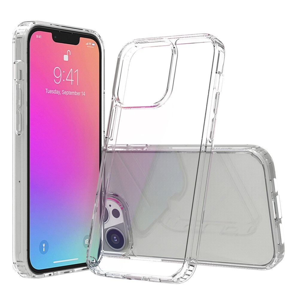 iPhone 13 Pro Crystal Hybrid-cover, Gennemsigtig