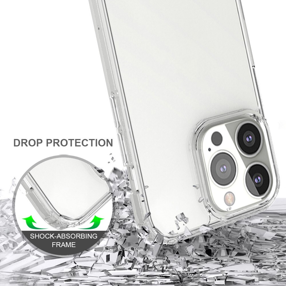 iPhone 13 Pro Crystal Hybrid-cover, Gennemsigtig
