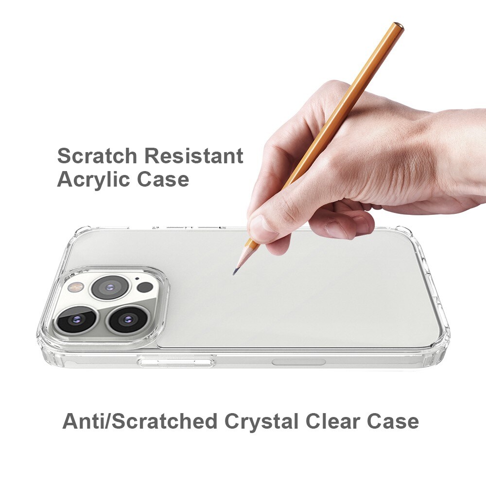 iPhone 13 Pro Crystal Hybrid-cover, Gennemsigtig