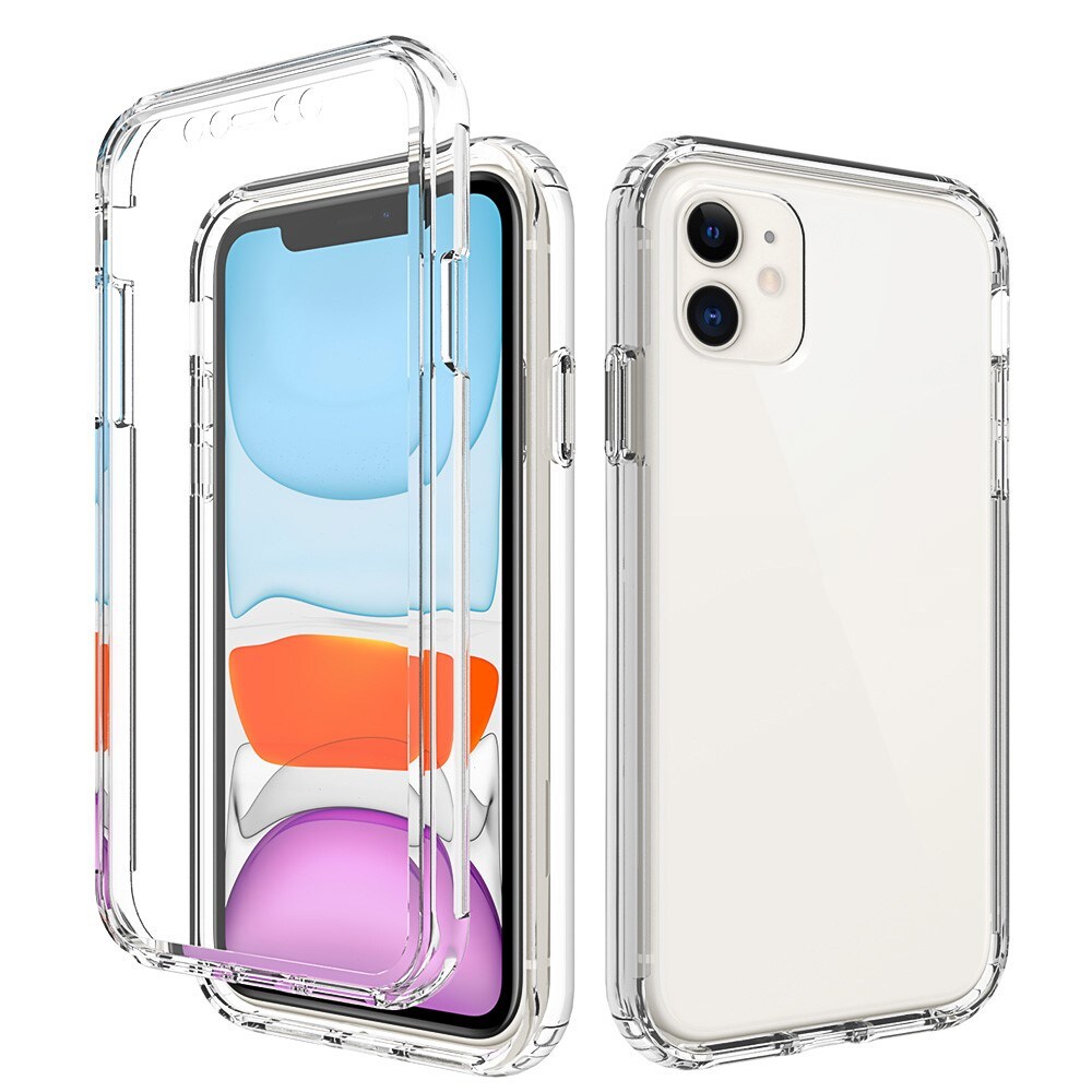 iPhone 11 Mobilcover Full Protection, Gennemsigtig