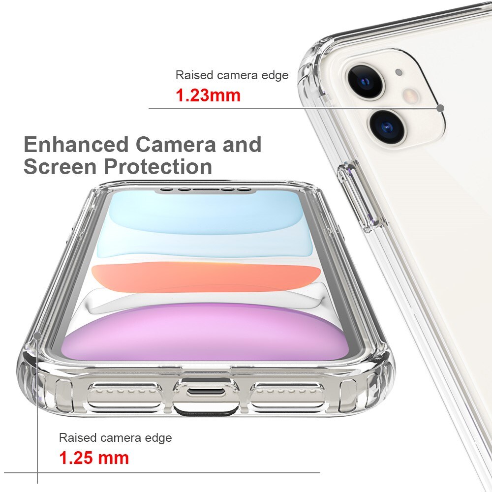 iPhone 11 Mobilcover Full Protection, Gennemsigtig