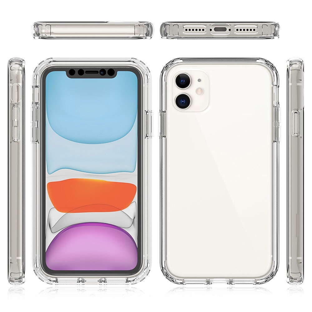 iPhone 11 Mobilcover Full Protection, Gennemsigtig