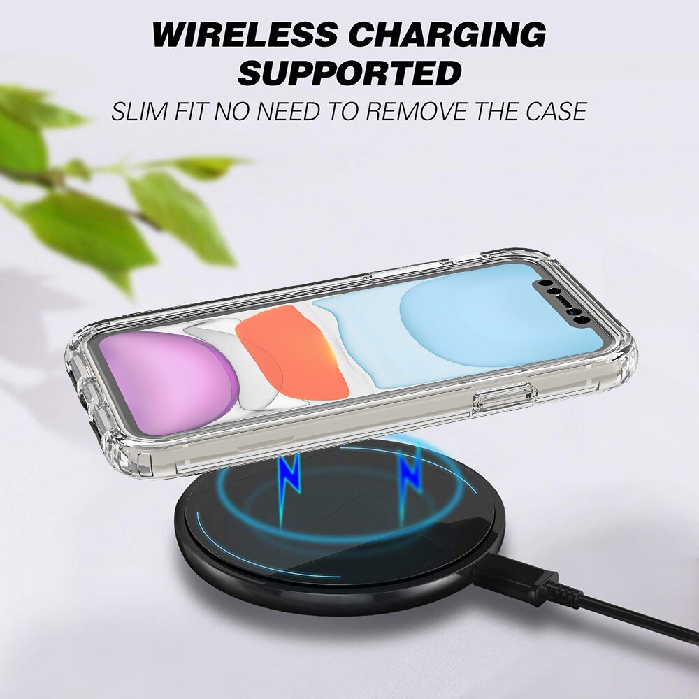 iPhone 11 Mobilcover Full Protection, Gennemsigtig