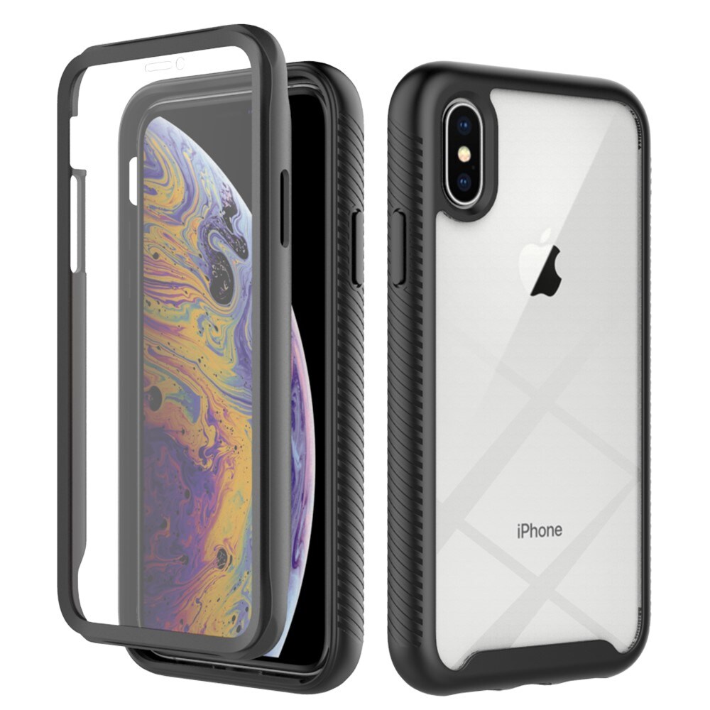 iPhone X/XS Mobilcover Full Protection, Sort