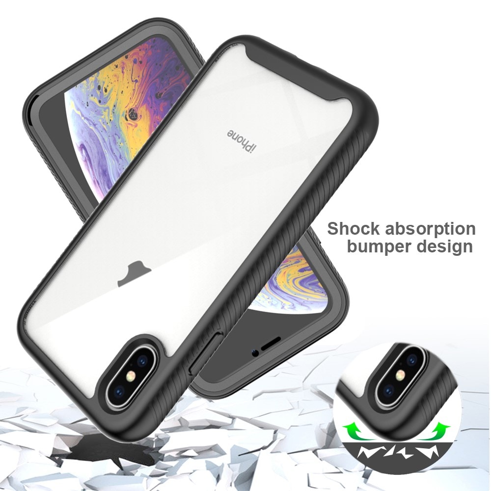 iPhone X/XS Mobilcover Full Protection, Sort