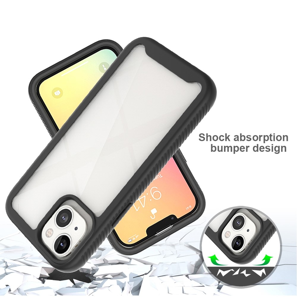iPhone 13 Mobilcover med beskyttelsesramme, Sort