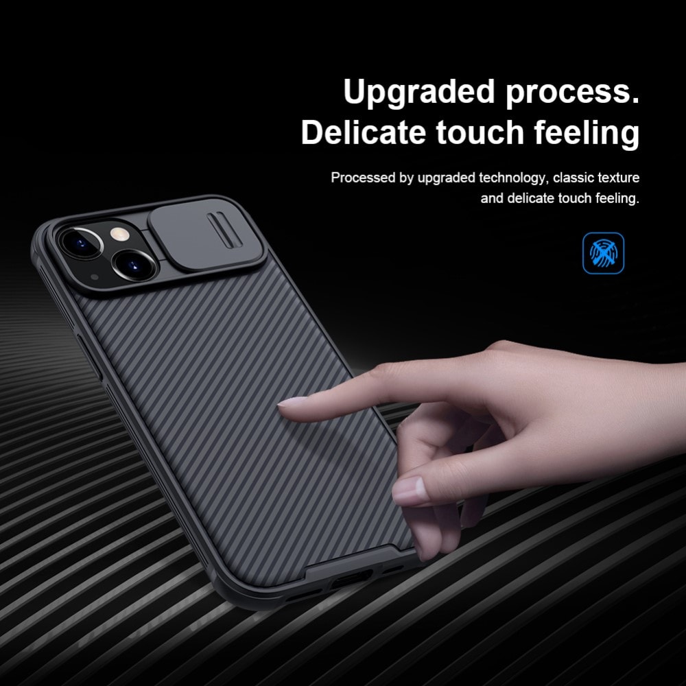 iPhone 13 Cover med kamerabeskyttelse - CamShield, Sort