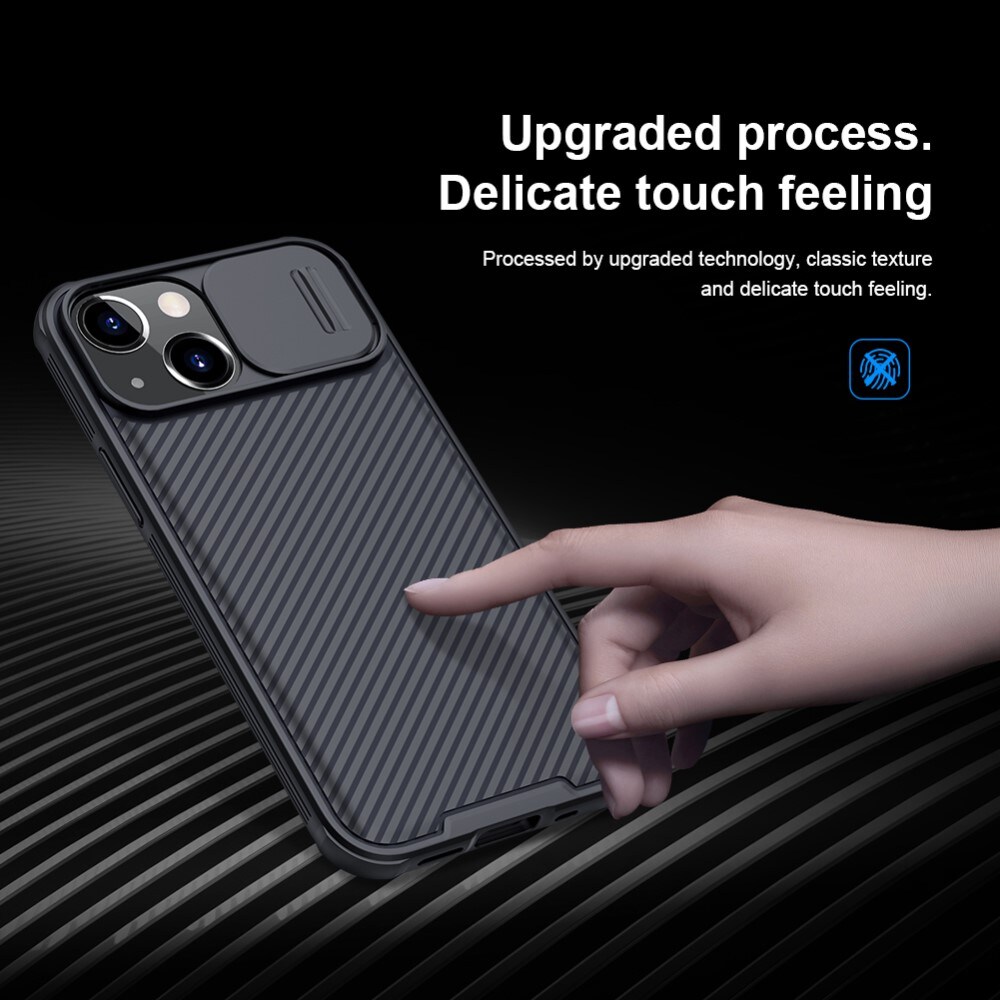 iPhone 13 Mini Cover med kamerabeskyttelse - CamShield, Sort