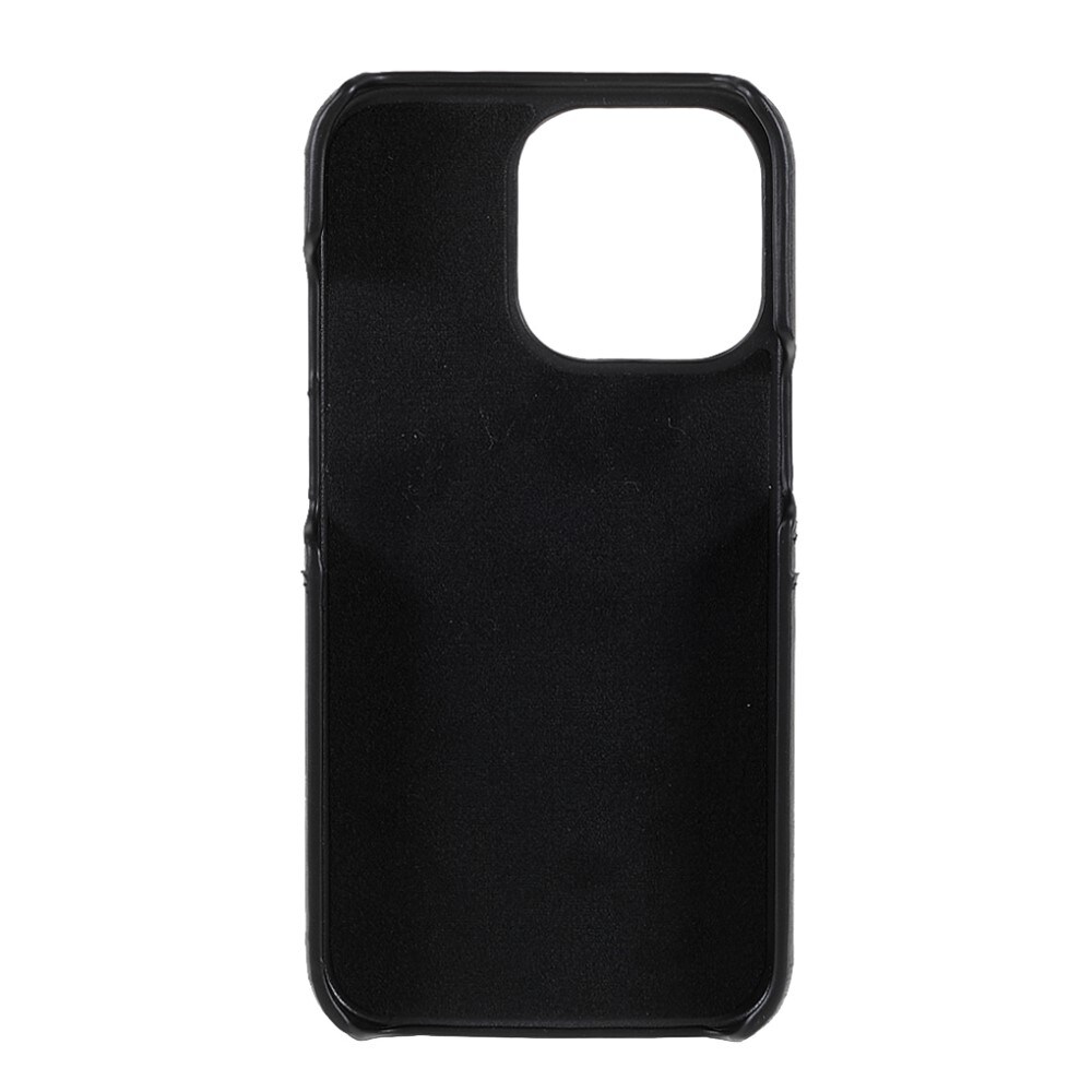 iPhone 13 Pro Max Smart cover med 2 kortholdere, Sort