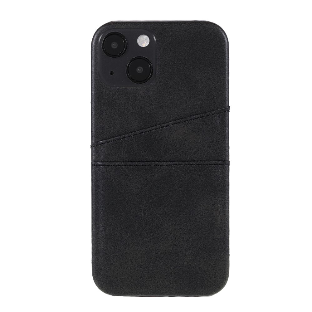 iPhone 13 Mini Smart cover med 2 kortholdere, Sort