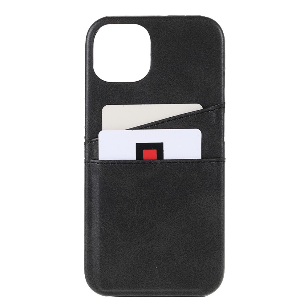 iPhone 13 Mini Smart cover med 2 kortholdere, Sort