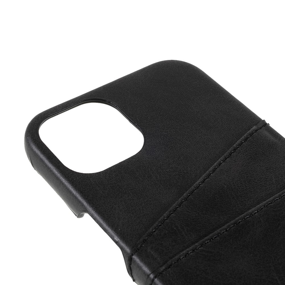 iPhone 13 Mini Smart cover med 2 kortholdere, Sort