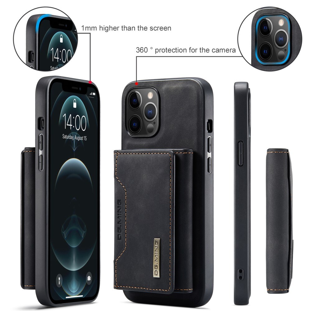 iPhone 13 Cover med aftagelig pung, Sort