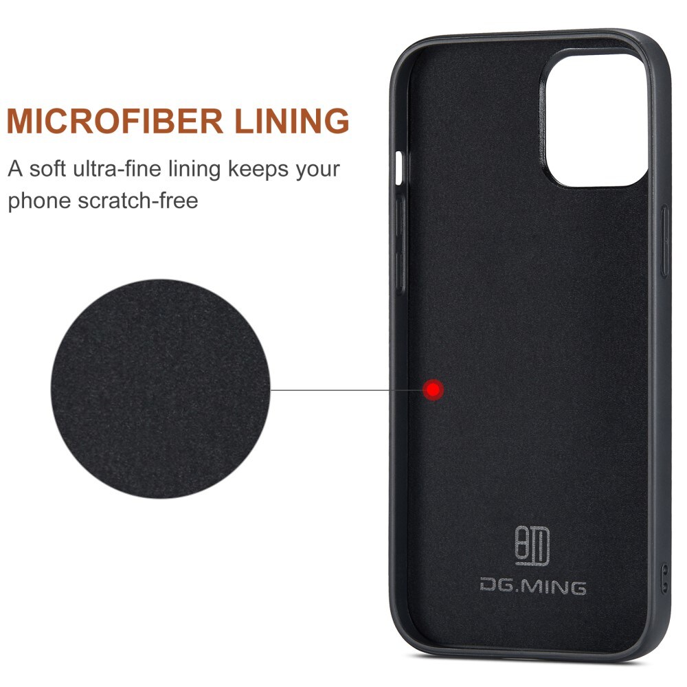 iPhone 13 Mini Cover med aftagelig pung, Sort