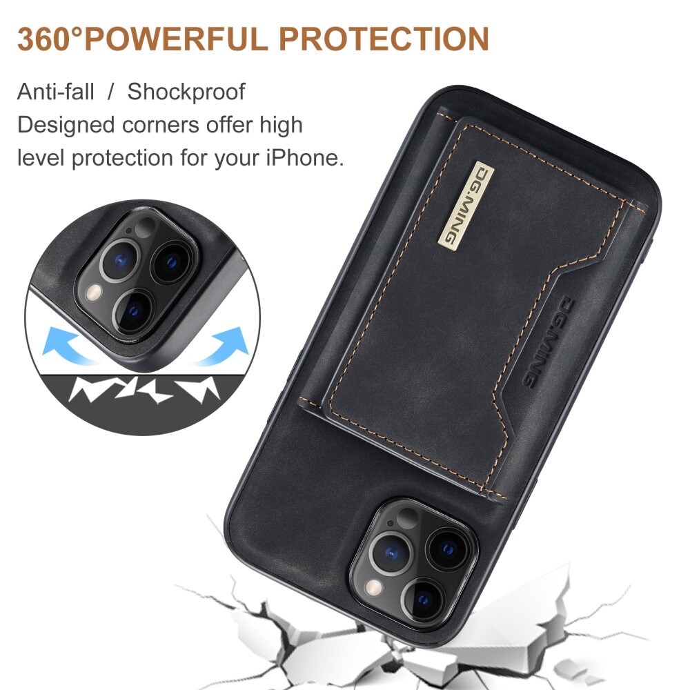 iPhone 13 Mini Cover med aftagelig pung, Sort