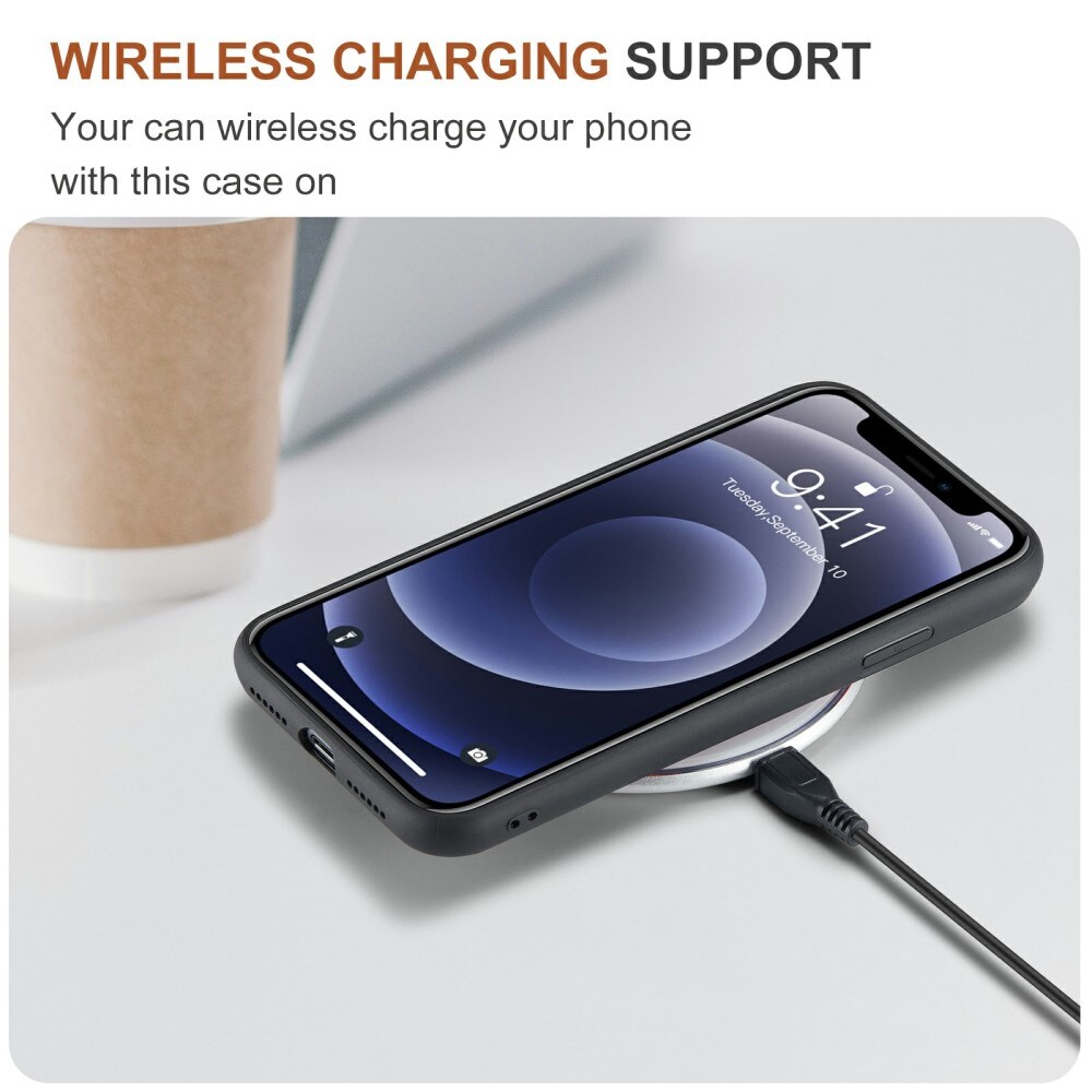 iPhone 11 Cover med aftagelig pung, Sort