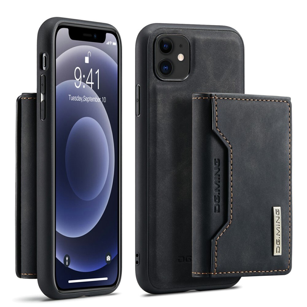 iPhone 11 Cover med aftagelig pung, Sort