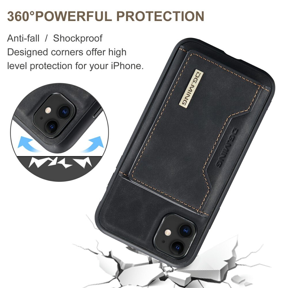 iPhone 11 Cover med aftagelig pung, Sort