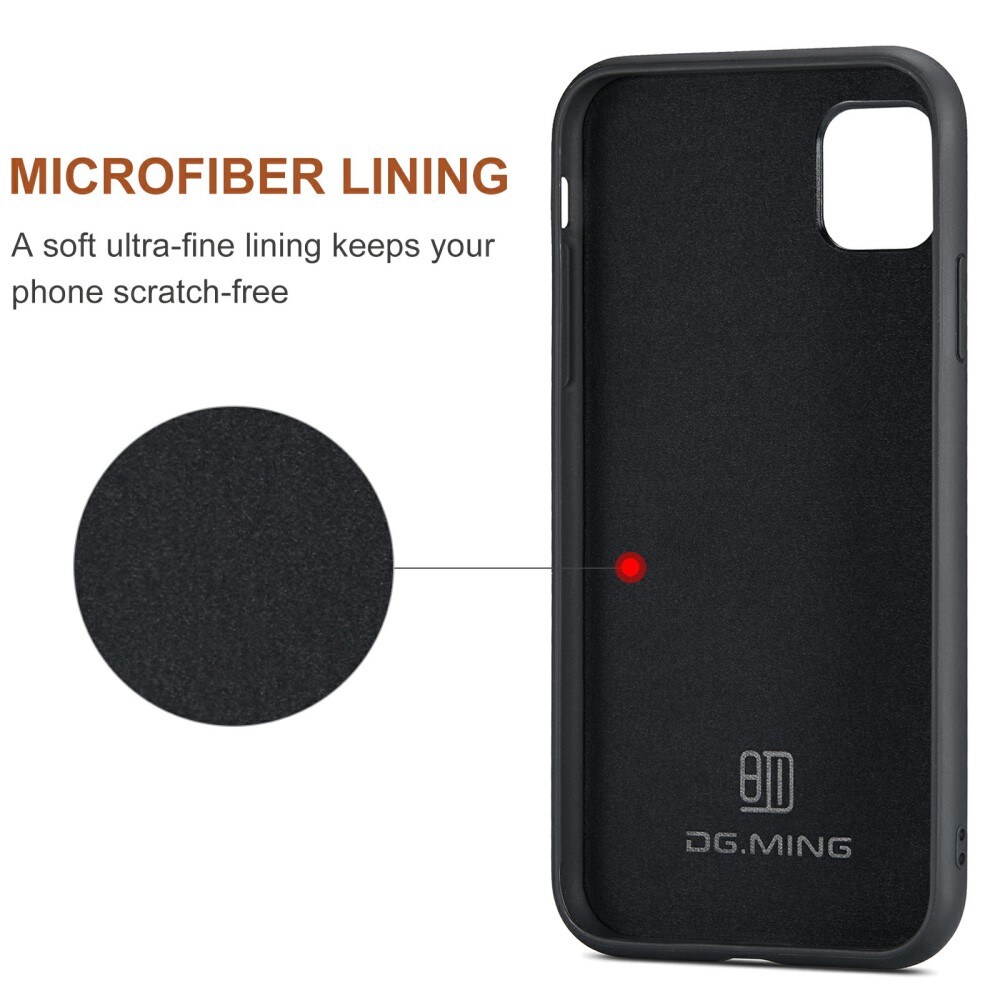 iPhone 11 Cover med aftagelig pung, Sort