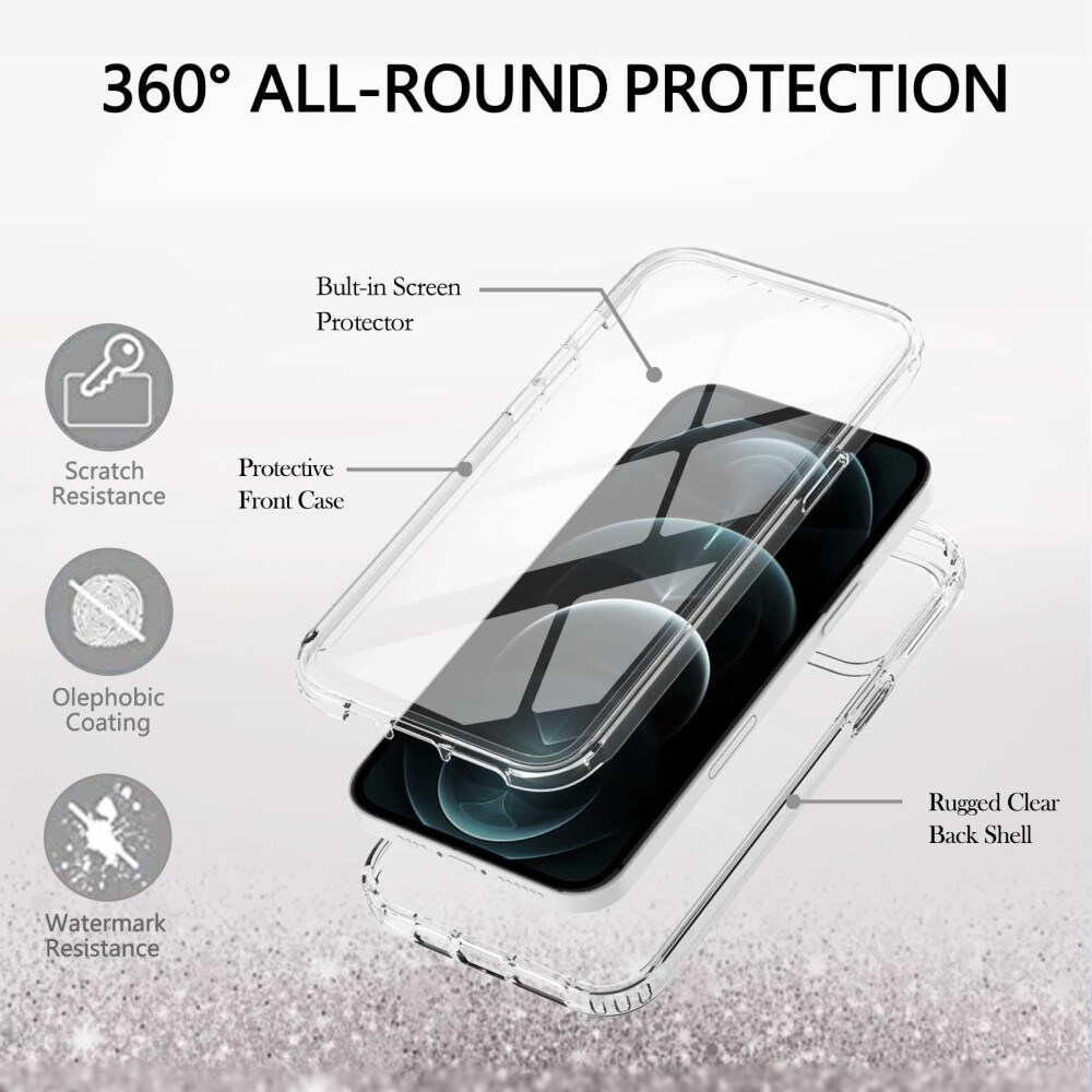 iPhone 13 Pro Mobilcover Full Protection, Gennemsigtig