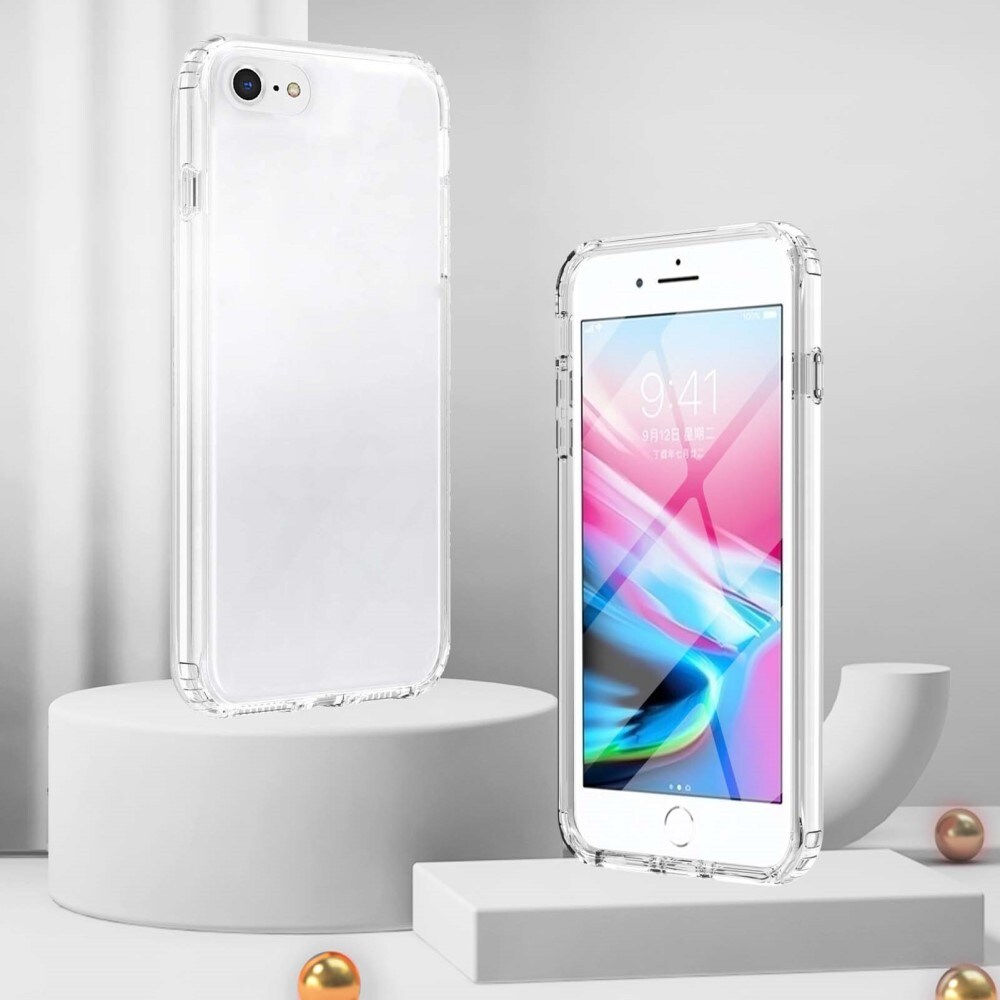 iPhone SE 2022 Mobilcover Full Protection, Gennemsigtig