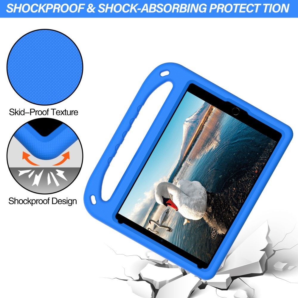 Apple iPad 10.2 9th Gen (2021) Stødsikkert cover/etui med håndtag - Perfekt til børn, Blå